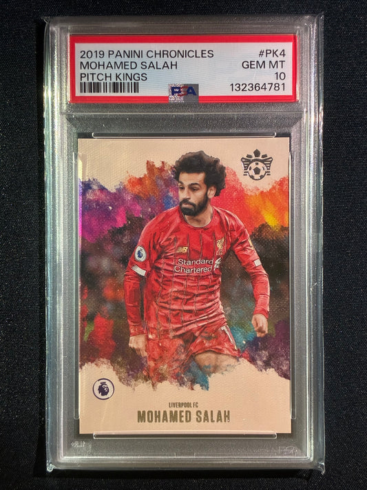 2019-20 Chronicles MOHAMED SALAH Pitch Kings #4 SP PSA 10 (781)