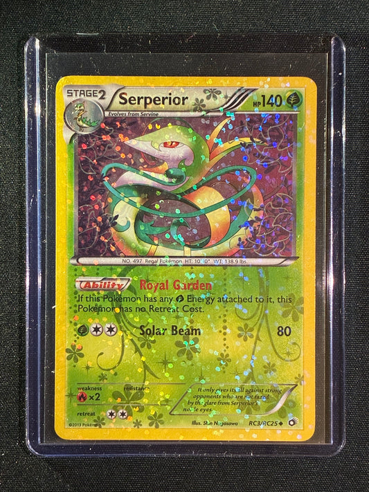 2013 Pokemon Legendary Treasures SERPERIOR Radiant Collection RC3/RC25