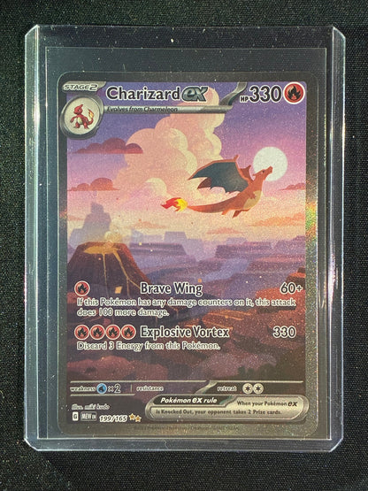 2023 Pokemon 151 CHARIZARD EX Special Illustration Rare 199/165