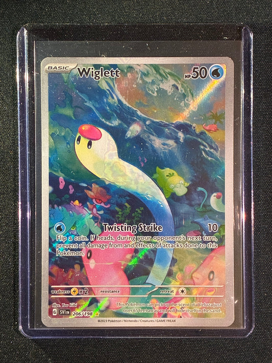 2023 Pokemon Scarlet & Violet Base Set WIGLETT Illustration Rare 206/198