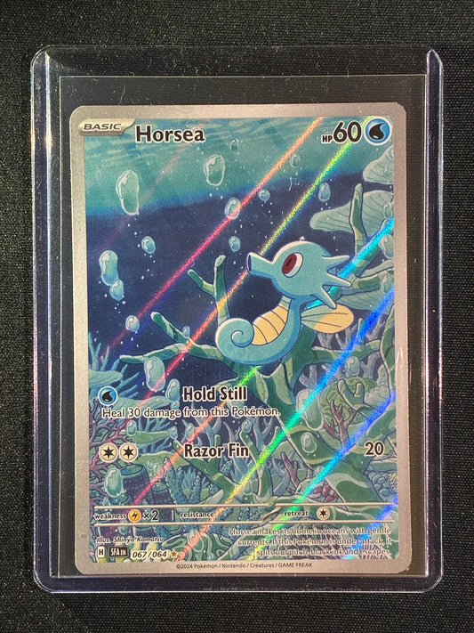 2024 Pokemon Shrouded Fable HORSEA Illustration Rare 067/064