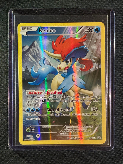 2016 Pokemon XY Promos KELDEO Full Art Black Star Promo XY118