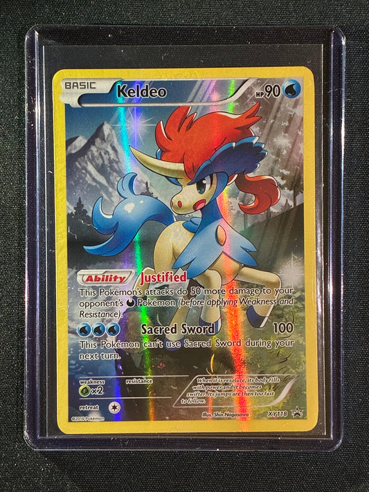 2016 Pokemon XY Promos KELDEO Full Art Black Star Promo XY118