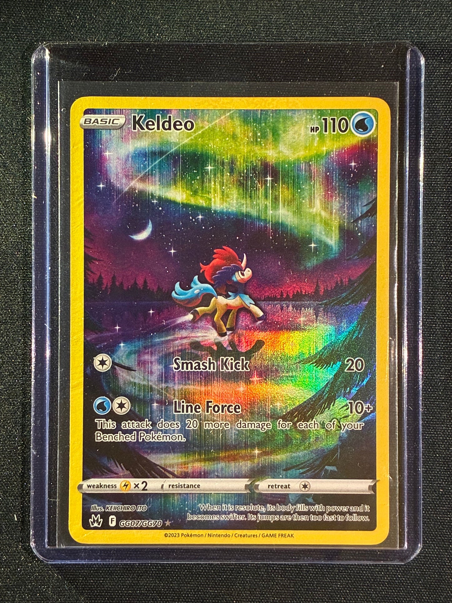 2023 Pokemon Crown Zenith KELDEO Galarian Gallery GG07/GG70