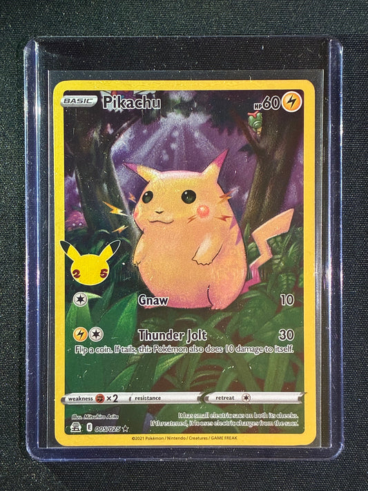 2021 Pokemon Celebrations PIKACHU Anniversary Holo Rare 005/025