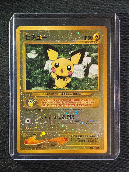 2000 Pokemon Japanese Promos PICHU Neo Premium File 2 #172