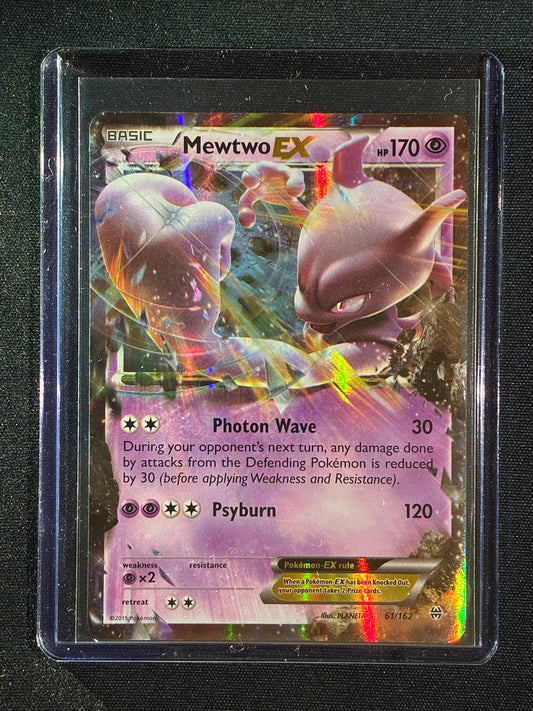 2015 Pokemon BREAKthrough MEWTWO EX Ultra Rare 61/162