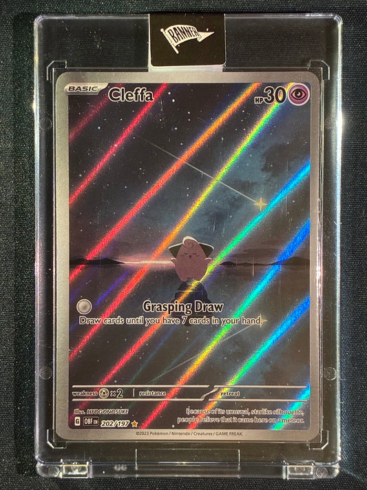 2023 Pokemon Obsidian Flames CLEFFA Illustration Rare 202/197
