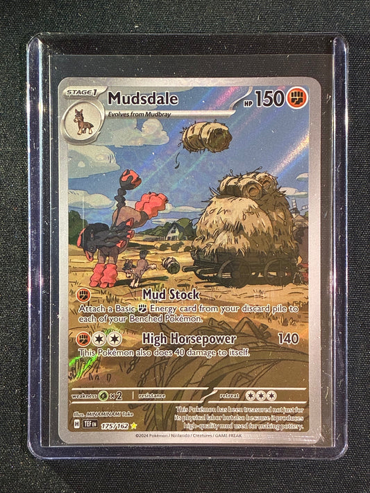 2024 Pokemon Temporal Forces MUDSDALE Illustration Rare 175/162