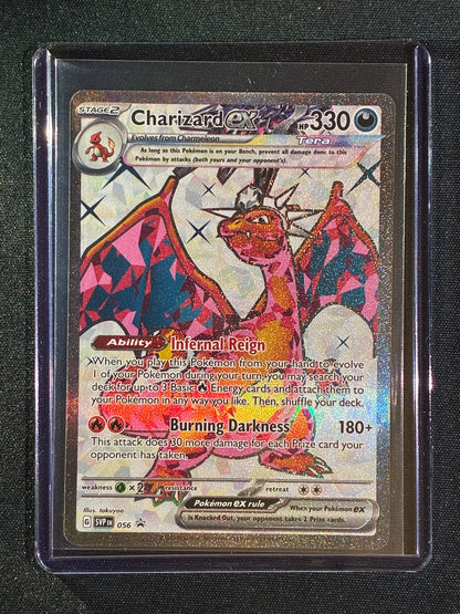 2023 Pokemon Scarlet & Violet Promo CHARIZARD Full Art Black Star Promo #056