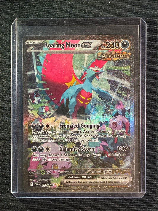 2023 Pokemon Paradox Rift ROARING MOON EX Special Illustration Rare 251/182