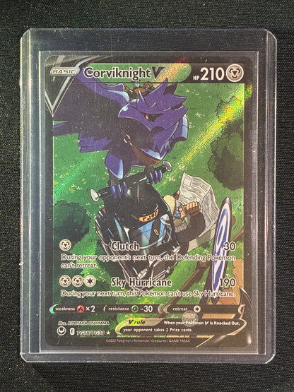 2022 Pokemon Silver Tempest CORVIKNIGHT V Trainer Gallery Ultra Rare TG18/TG30