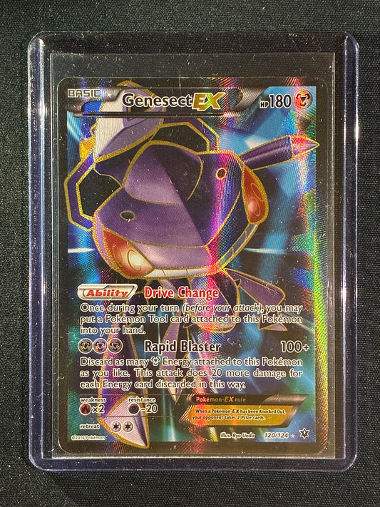 2016 Pokemon XY Fates Collide GENESECT EX Full Art Ultra Rare 120/124