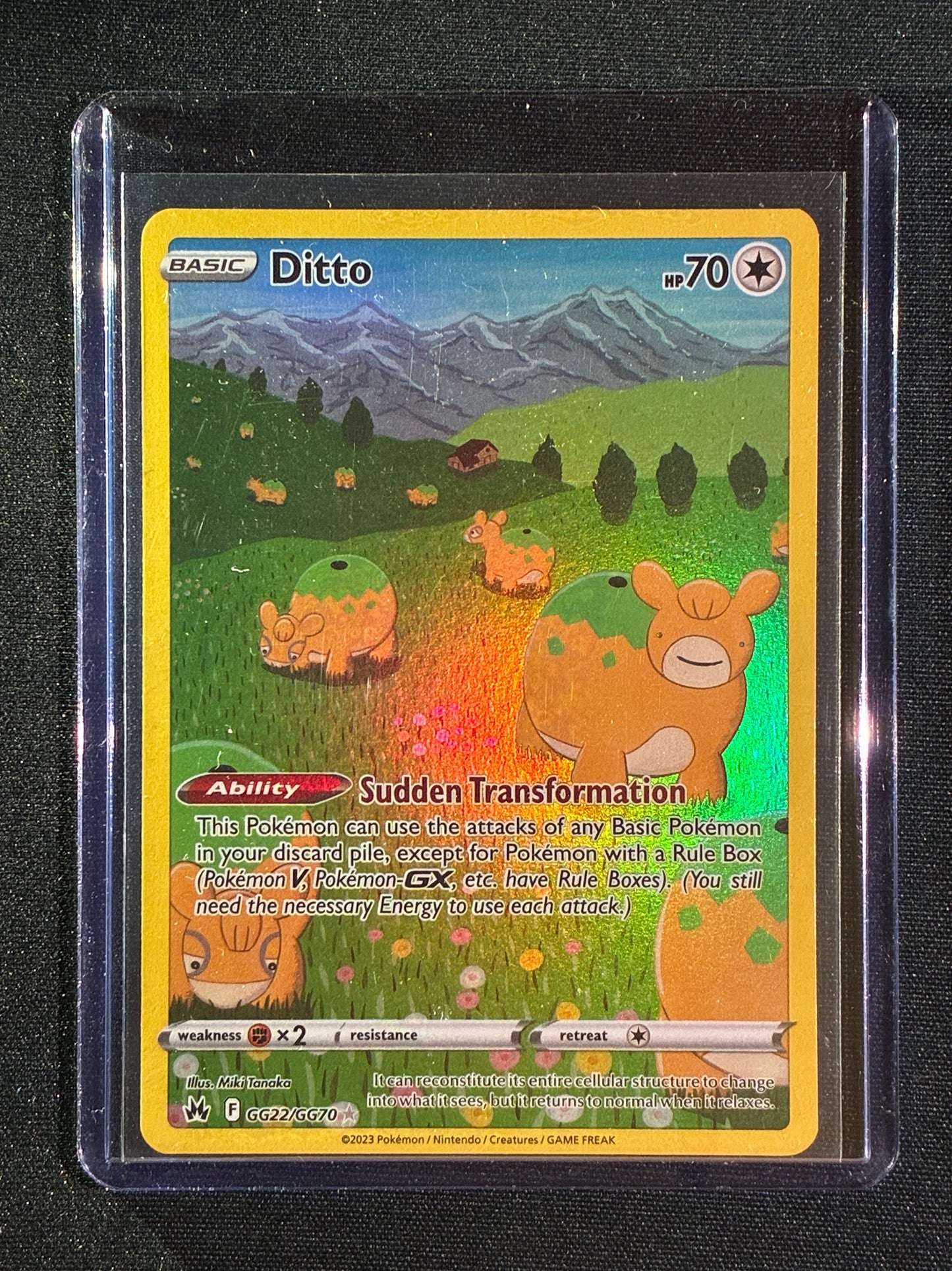 2023 Pokemon Crown Zenith DITTO Galarian Gallery GG22/GG70