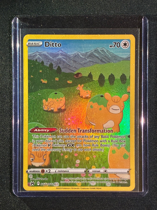 2023 Pokemon Crown Zenith DITTO Galarian Gallery GG22/GG70