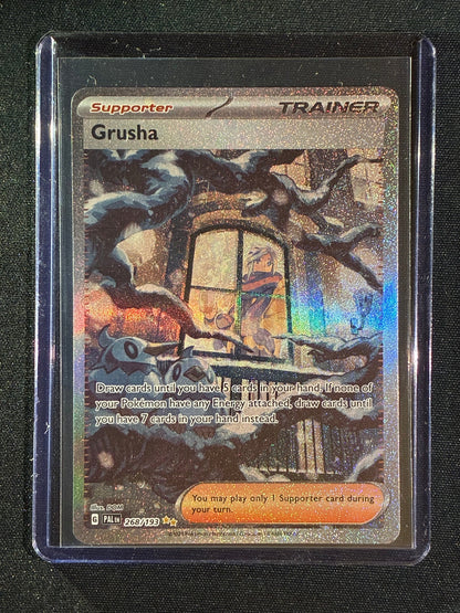 2023 Pokemon Paldea Evolved GRUSHA Special Illustration Rare 268/193