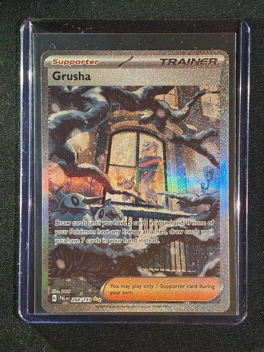 2023 Pokemon Paldea Evolved GRUSHA Special Illustration Rare 268/193