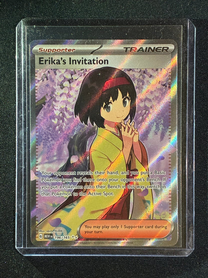 2023 Pokemon 151 ERIKA'S INVITATION Ultra Rare Full Art 196/165