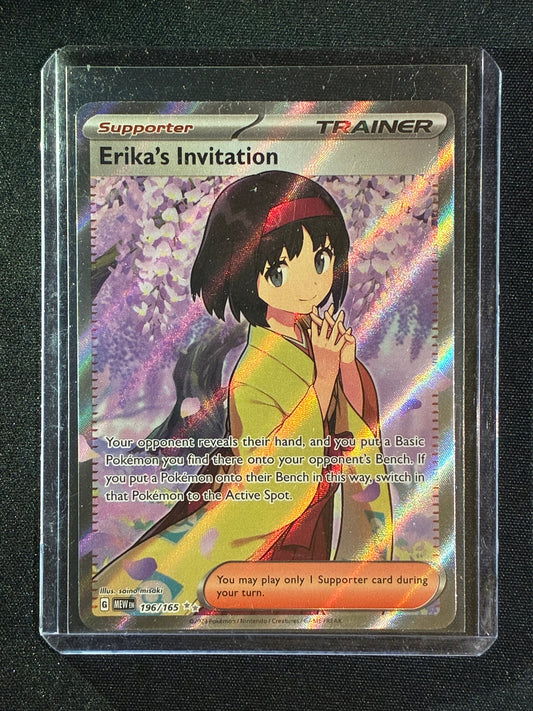 2023 Pokemon 151 ERIKA'S INVITATION Ultra Rare Full Art 196/165
