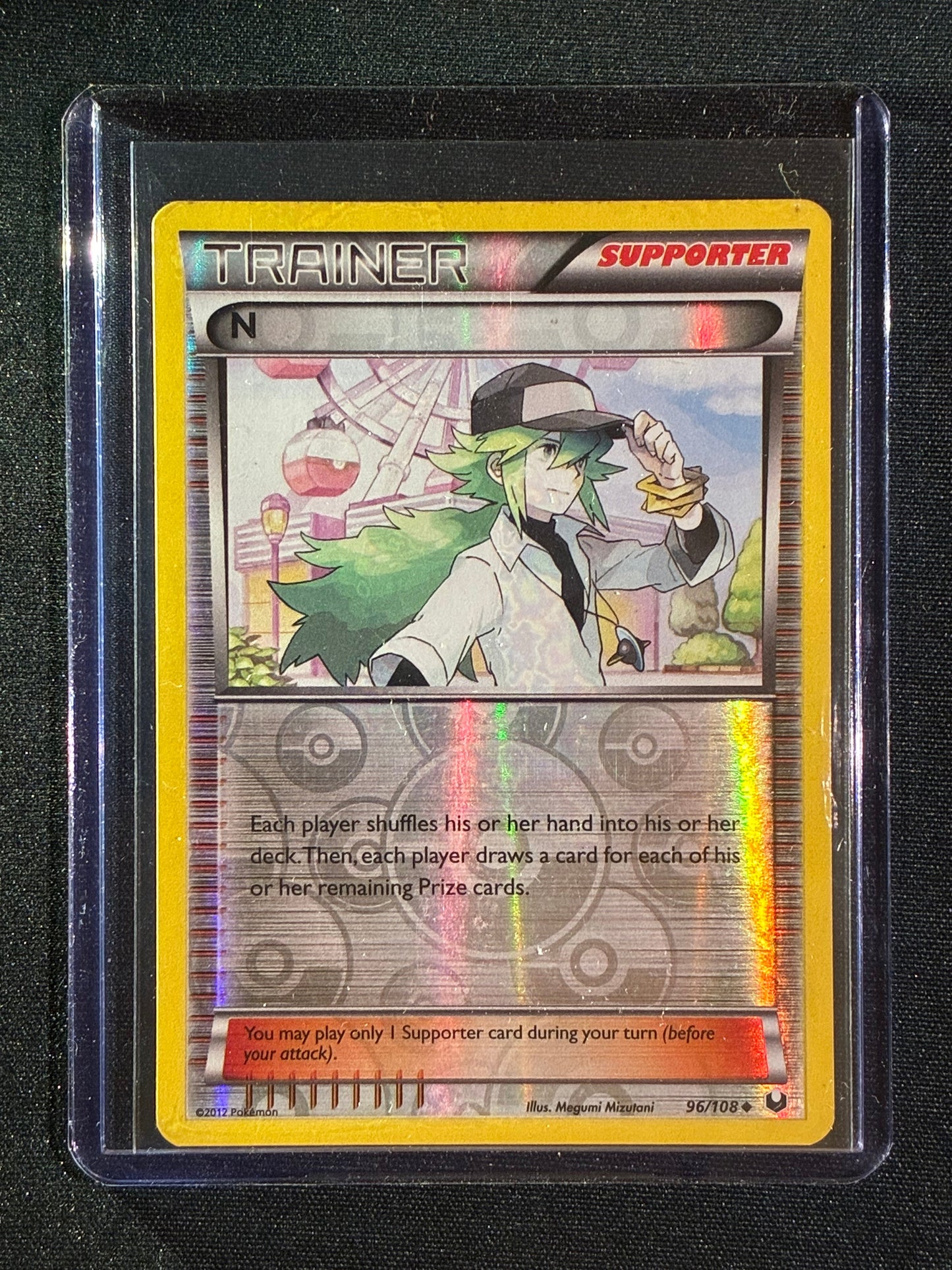 2012 Pokemon Dark Explorers N Supporter Reverse Holo 96/108