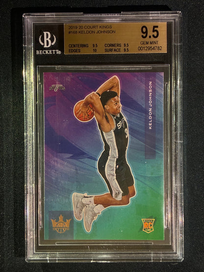 2019-20 Court Kings KELDON JOHNSON Rookie IV SSP #168 BGS 9.5 (782)