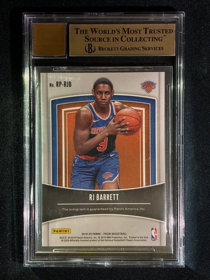 2019-20 Prizm RJ BARRETT Rookie Penmanship Auto Base #RJB BGS 9.5/10 (794)
