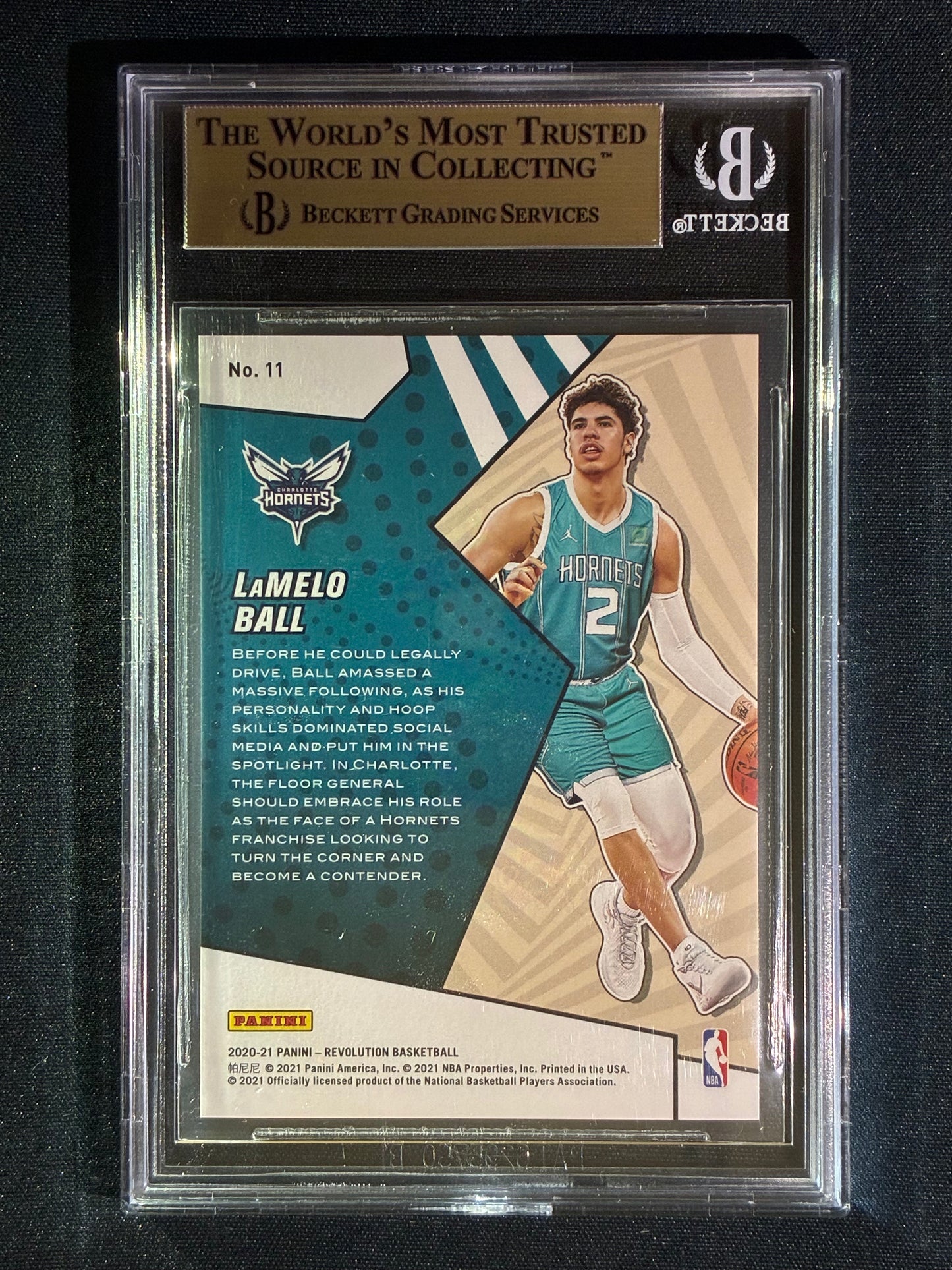 2020-21 Revolution LAMELO BALL Rookie Revolution #11 BGS 10 (973)