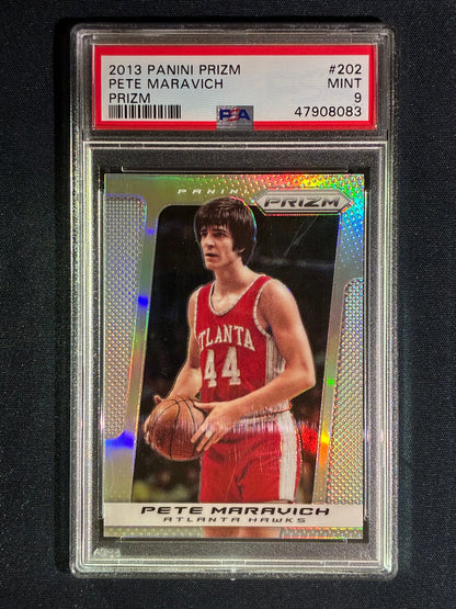 2013-14 Prizm PETE MARAVICH Silver Prizm #202 PSA 9 (083)