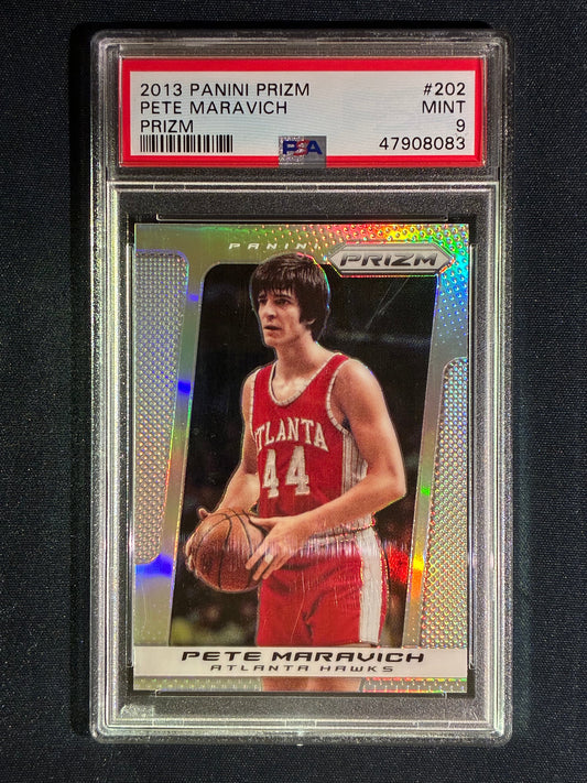 2013-14 Prizm PETE MARAVICH Silver Prizm #202 PSA 9 (083)