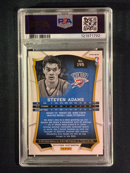 2013-14 Select STEVEN ADAMS Rookie Silver Prizm #195 PSA 10 (792)