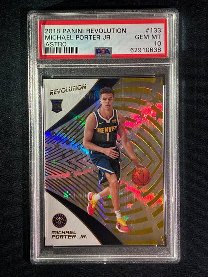 2018-19 Revolution MICHAEL PORTER JR. Rookie Astro #133 PSA 10 (638)