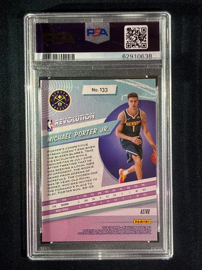 2018-19 Revolution MICHAEL PORTER JR. Rookie Astro #133 PSA 10 (638)