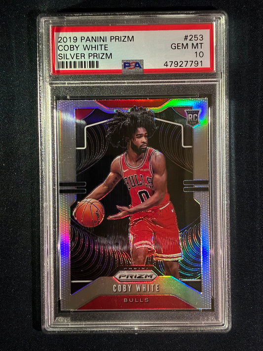2019-20 Prizm COBY WHITE Rookie Silver Prizm #253 PSA 10 (791)