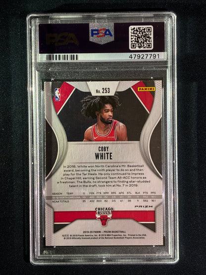 2019-20 Prizm COBY WHITE Rookie Silver Prizm #253 PSA 10 (791)
