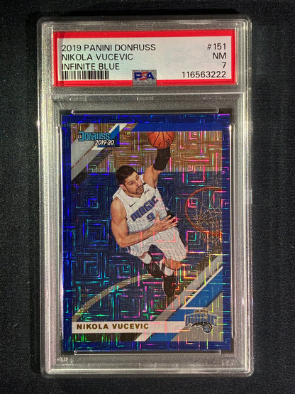 2019-20 Donruss NIKOLA VUCEVIC Choice Infinite Blue 24/35 #151 PSA 7 (222)
