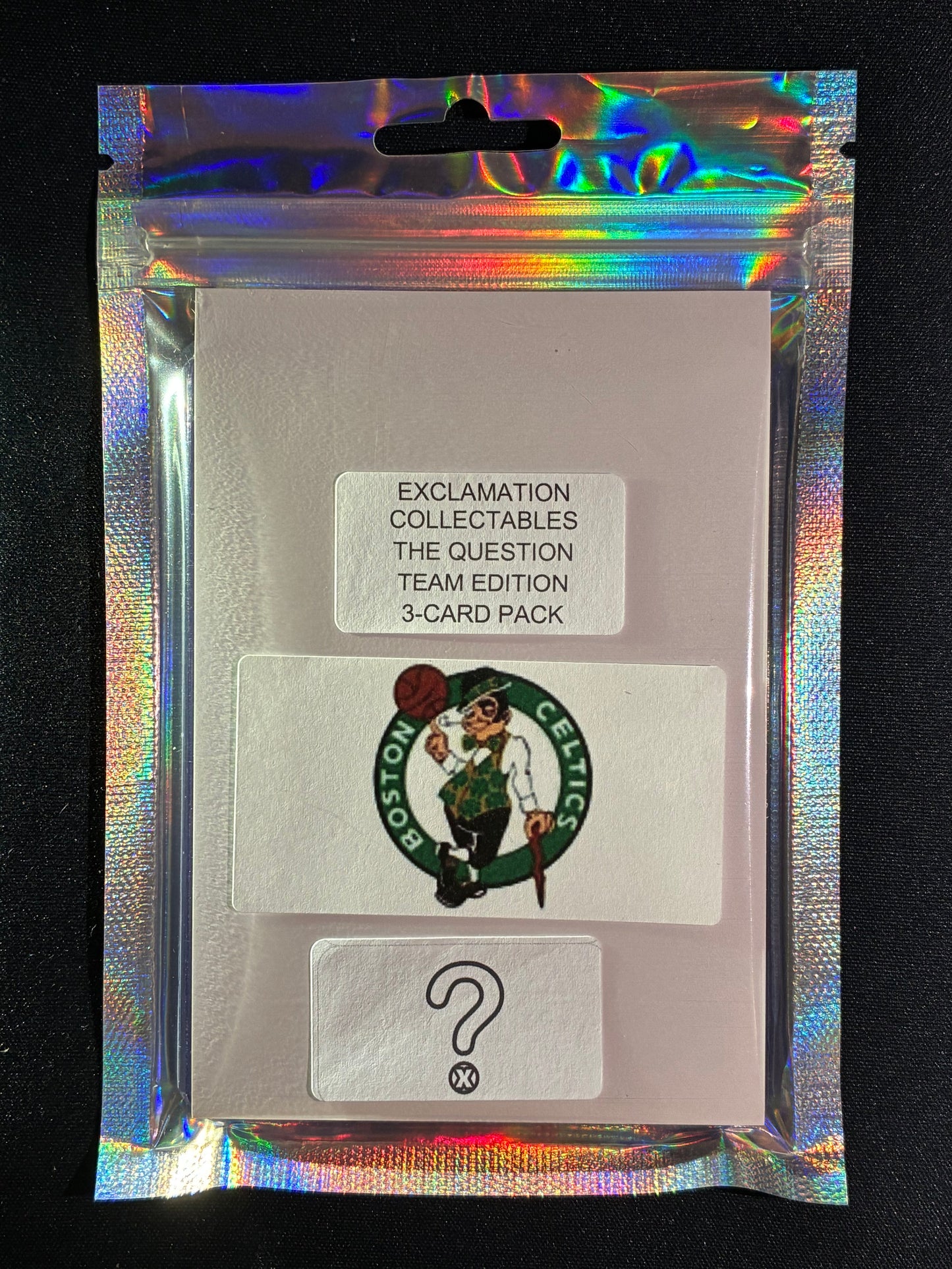 The Question BOSTON CELTICS - NBA Team Edition 3-Card Pack
