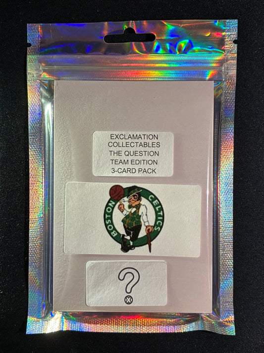 The Question BOSTON CELTICS - NBA Team Edition 3-Card Pack