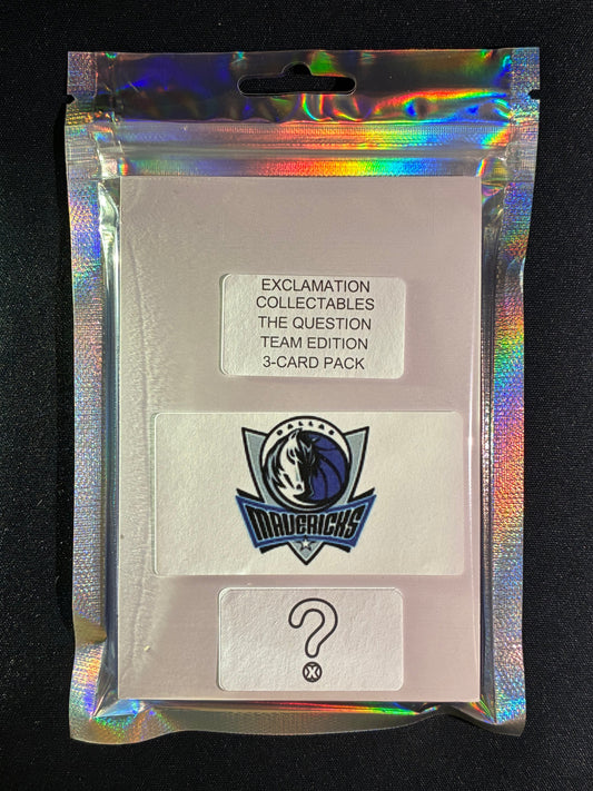 The Question DALLAS MAVERICKS - NBA Team Edition 3-Card Pack
