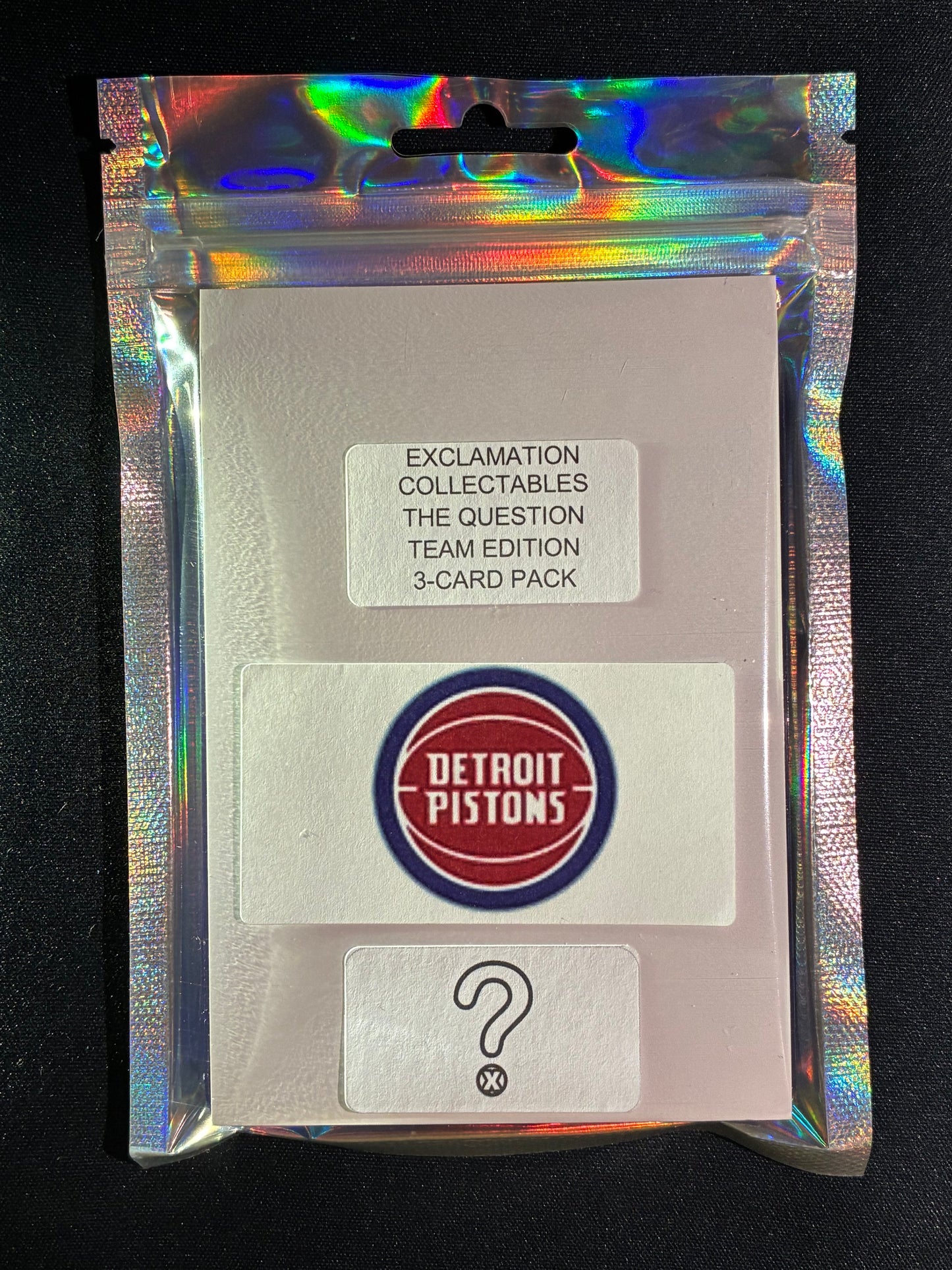 The Question DETROIT PISTONS - NBA Team Edition 3-Card Pack