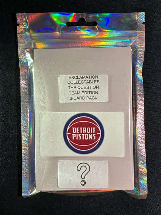 The Question DETROIT PISTONS - NBA Team Edition 3-Card Pack