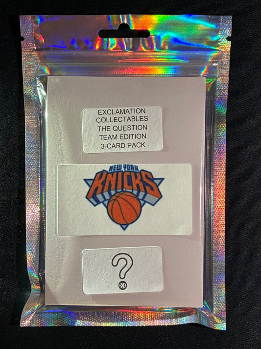 The Question NEW YORK KNICKS - NBA Team Edition 3-Card Pack