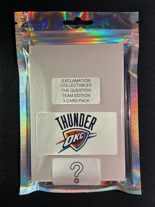 The Question OKLAHOMA CITY THUNDER - NBA Team Edition 3-Card Pack