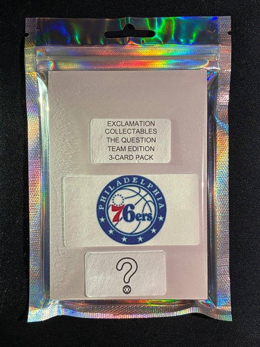 The Question PHILADELPHIA 76ERS - NBA Team Edition 3-Card Pack