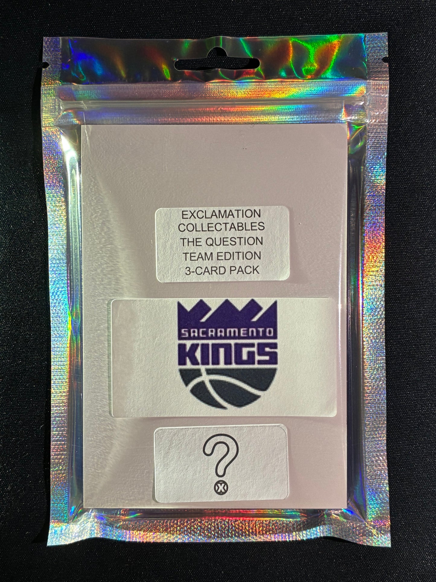 The Question SACRAMENTO KINGS - NBA Team Edition 3-Card Pack