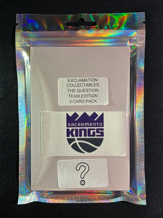 The Question SACRAMENTO KINGS - NBA Team Edition 3-Card Pack