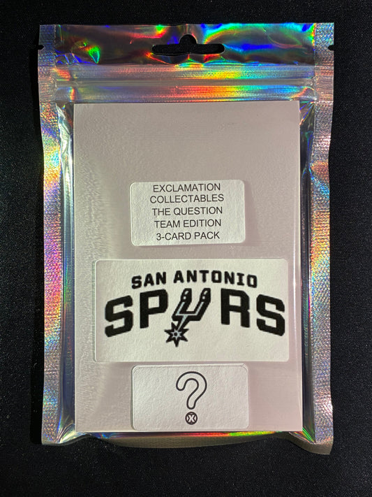 The Question SAN ANTONIO SPURS - NBA Team Edition 3-Card Pack