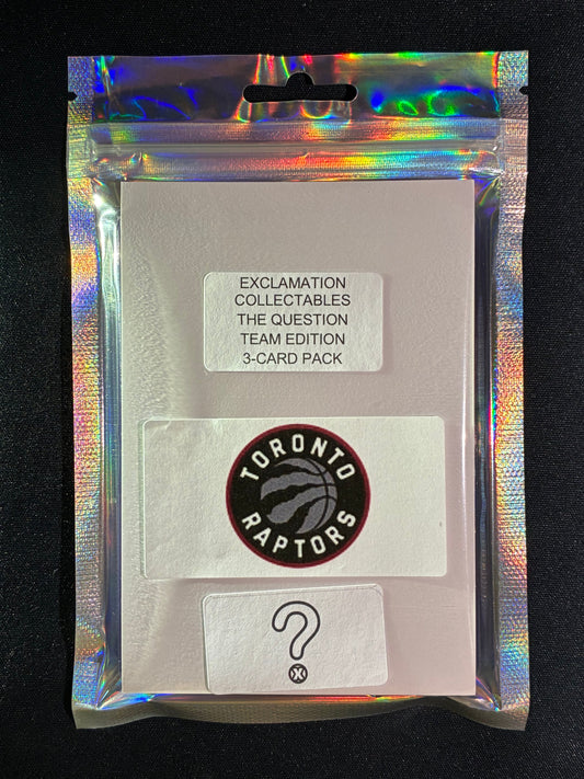 The Question TORONTO RAPTORS - NBA Team Edition 3-Card Pack