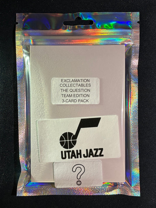 The Question UTAH JAZZ - NBA Team Edition 3-Card Pack