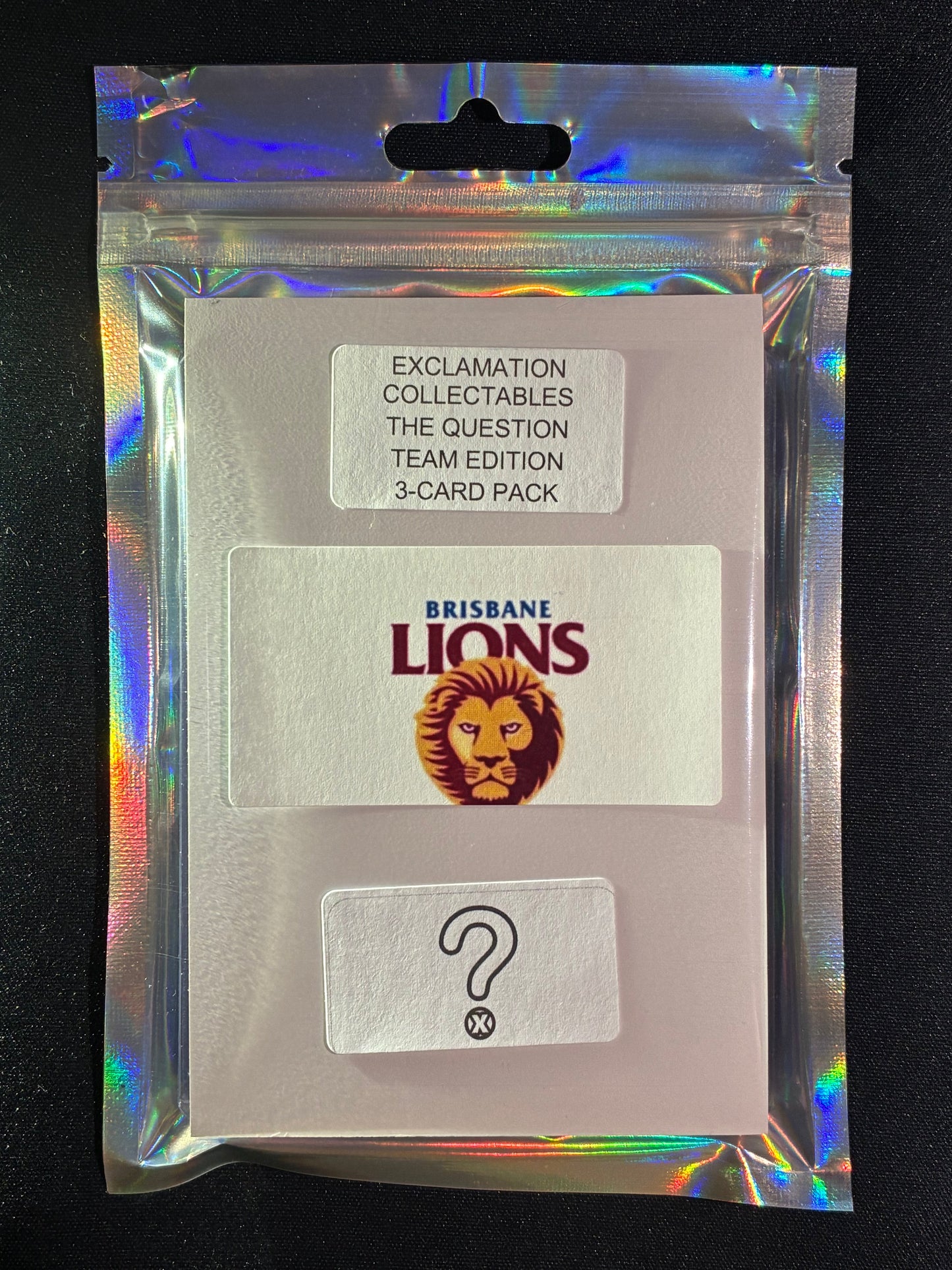 The Question BRISBANE LIONS - AFL Team Edition 3-Card Pack