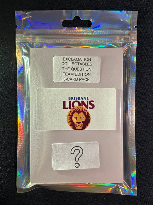The Question BRISBANE LIONS - AFL Team Edition 3-Card Pack